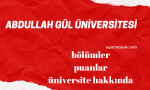 abdullah gül üniversitesi