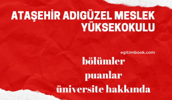 Ataşehir Adıgüzel Meslek Yüksek Okulu