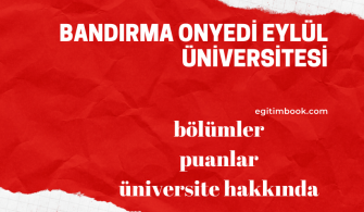 Bandırma Onyedi Eylül Üniversitesi