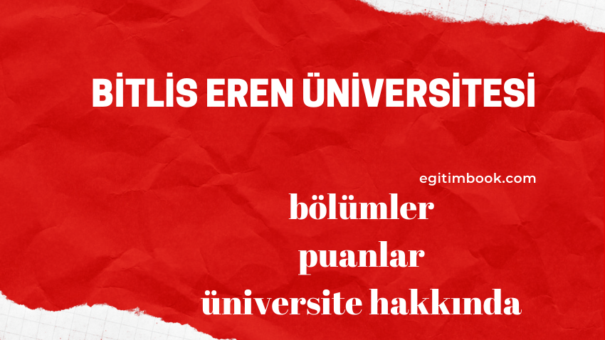 Bitlis Eren Üniversitesi