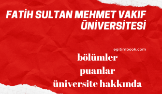 Fatih Sultan Mehmet Vakıf Üniversitesi