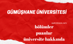 gümüşhane üniversitesi
