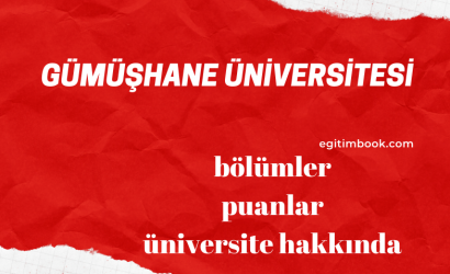 gümüşhane üniversitesi