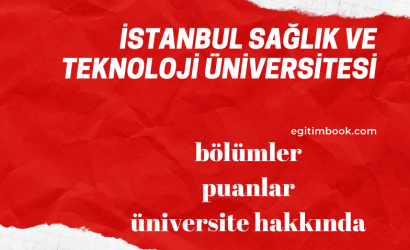 istanbul sağlık ve teknoloji üniversitesi