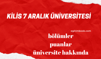 Kilis 7 Aralık Üniversitesi