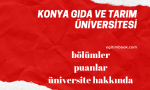 konya gıda ve tarım üniversitesi