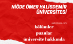 niğde ömer halis demir üniversitesi