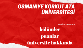 Osmaniye Korkut Ata Üniversitesi