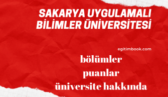 Sakarya Uygulamalı Bilimler Üniversitesi