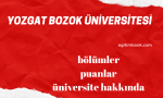yozgat bozok üniversitesi