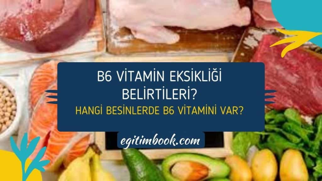 B6 vitamin eksikliği belirtileri nelerdir?