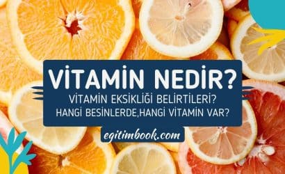 Vitamin nedir? Vitamin eksikliği belirtileri nelerdir?
