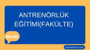 antrenörlük eğitimi