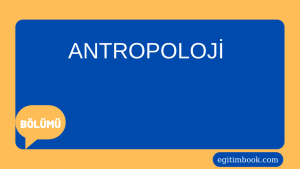antropoloji bölümü